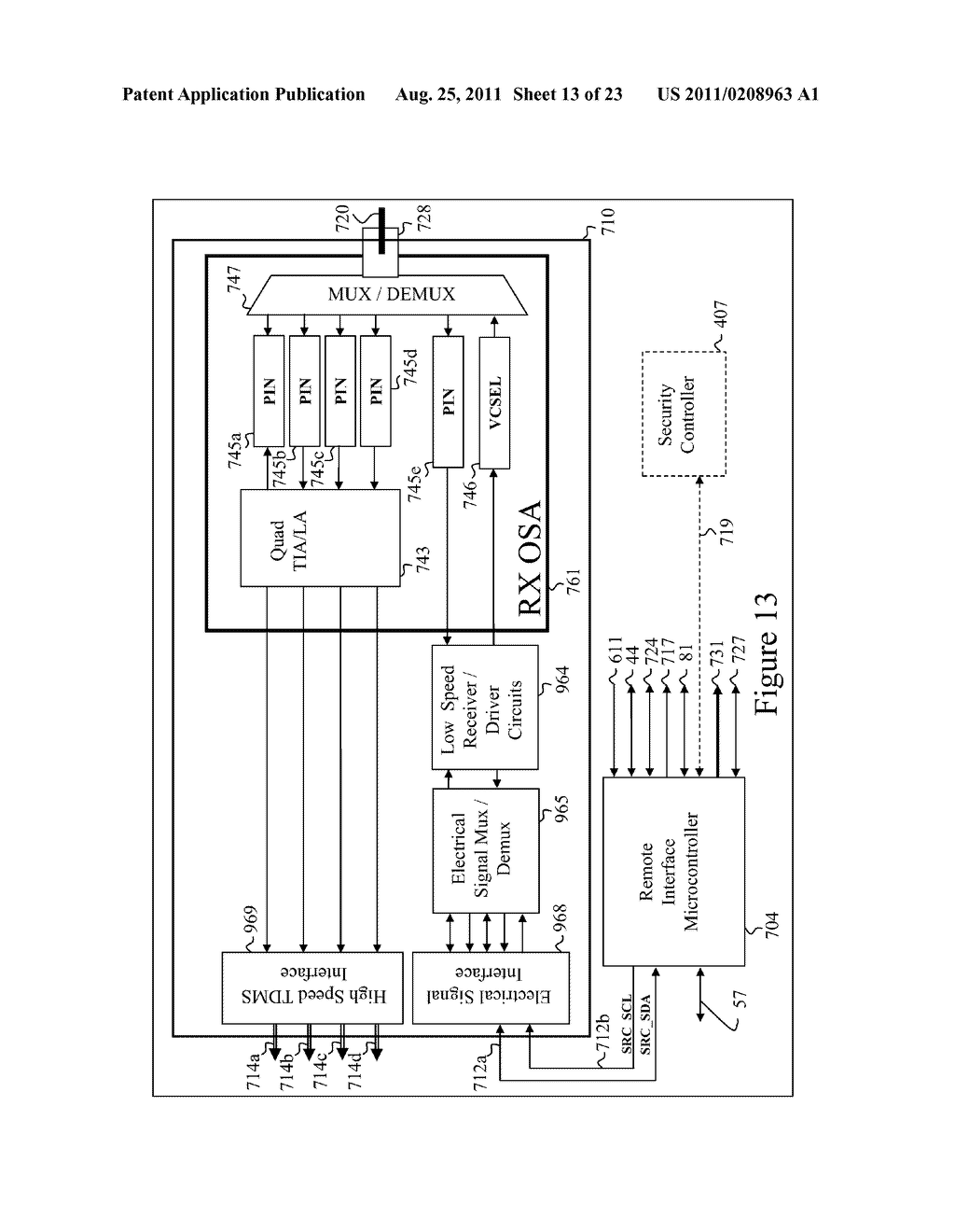SECURED KVM SYSTEM HAVING REMOTE CONTROLLER-INDICATOR - diagram, schematic, and image 14