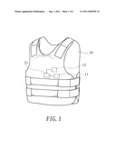 Gunfire Detection and Satellite Positioning Tracking System for a     Bullet-Proof Vest diagram and image