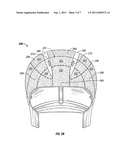 PROTECTIVE SPORTS HELMET WITH ENERGY-ABSORBING PADDING AND A FACEMASK WITH     FORCE-DISTRIBUTING SHOCK ABSORBERS diagram and image