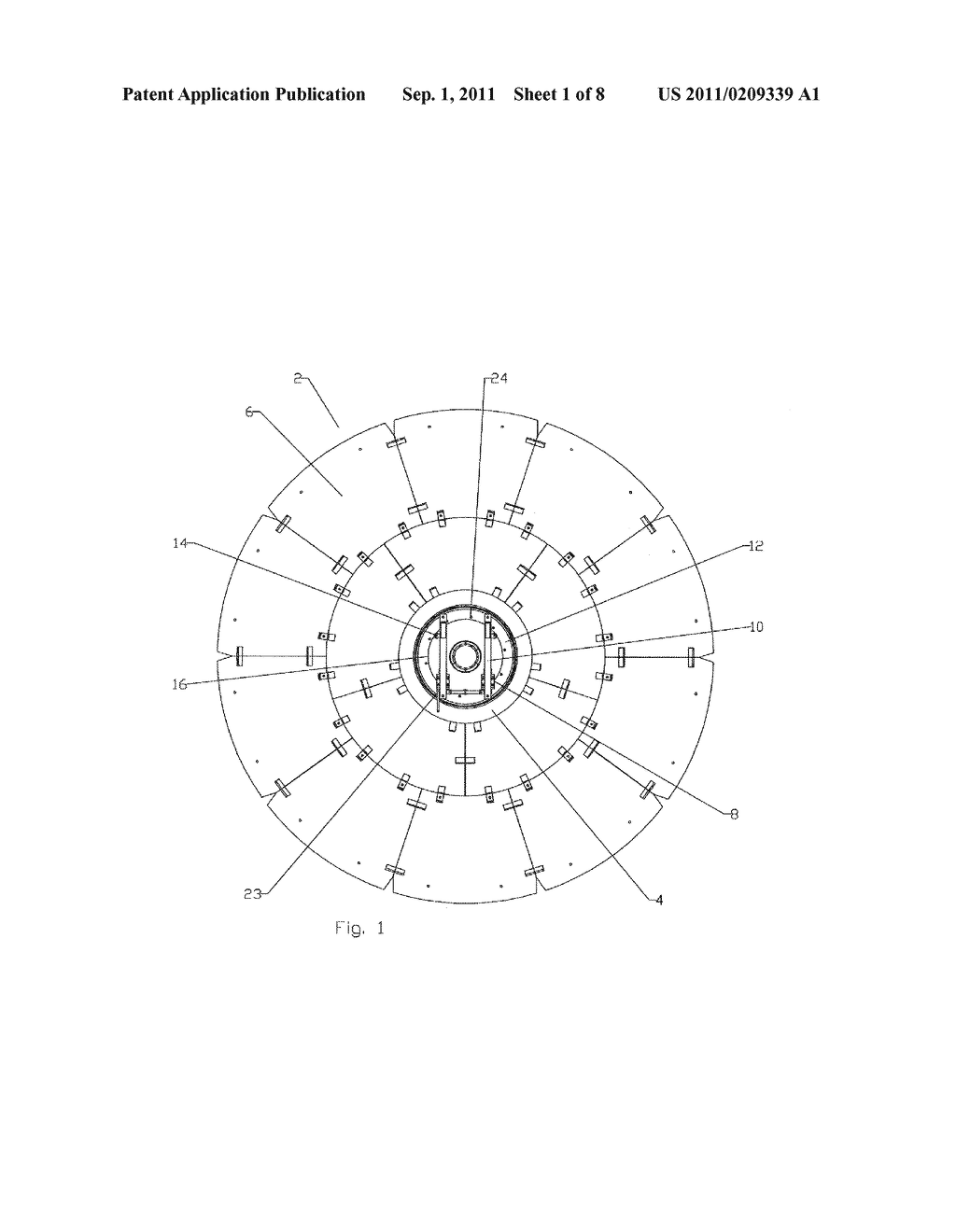 METHOD FOR ASSEMBLY OF A SEGMENTED REFLECTOR ANTENNA - diagram, schematic, and image 02