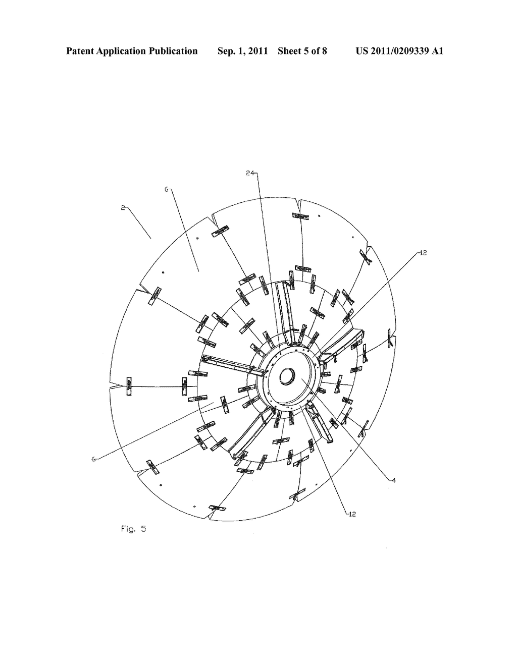METHOD FOR ASSEMBLY OF A SEGMENTED REFLECTOR ANTENNA - diagram, schematic, and image 06