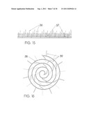 DEVICES AND METHODD TO PROVIDE AIR CIRCULATION SPACE PROXIMATE TO     INSULATION MATERIAL diagram and image