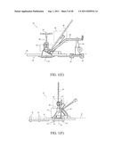 APPARATUS FOR ADJUSTING THE LIE AND LOFT OF A GOLF CLUB HEAD diagram and image