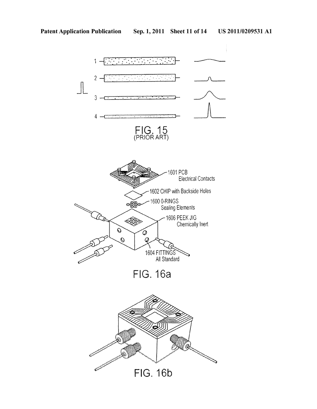 DESIGN OF AN IC-PROCESSED POLYMER NANO-LIQUID CHROMATORAPHY SYSTEM     ON-A-CHIP AND METHOD OF MAKING IT - diagram, schematic, and image 12