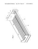 Telescoping Display Rack diagram and image