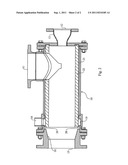 METHOD AND DEVICE FOR OUTPUT OF GRANULATE FROM THE BOTTOM OF A TANK THAT     IN ADDITION TO GRANULATE HOLDS LIQUID diagram and image