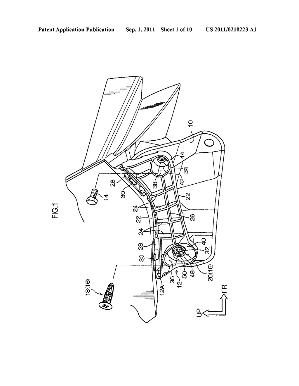 Clip and Support Member - diagram, schematic, and image 02