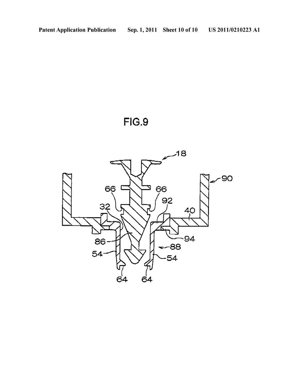 Clip and Support Member - diagram, schematic, and image 11