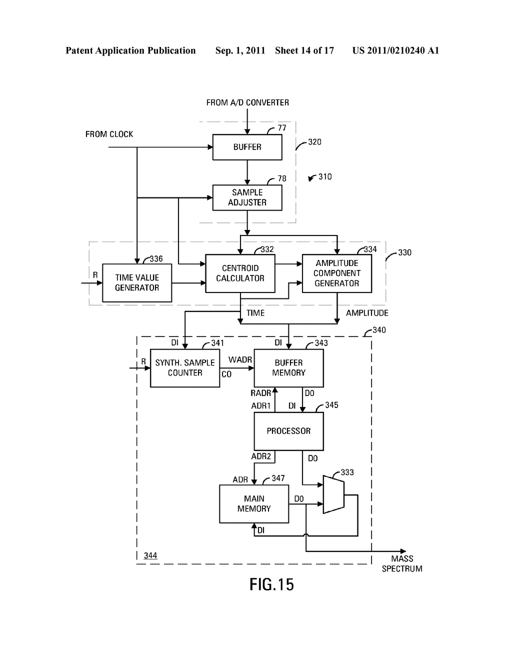 Enhanced Resolution Mass Spectrometer and Mass Spectrometry Method - diagram, schematic, and image 15