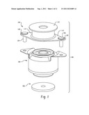 AXIALLY DAMPED HYDRAULIC MOUNT ASSEMBLY diagram and image