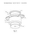 AXIALLY DAMPED HYDRAULIC MOUNT ASSEMBLY diagram and image