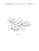 POWER TRANSMISSION ACROSS A SUBSTANTIALLY PLANAR INTERFACE BY MAGNETIC     INDUCTION AND GEOMETRICALLY-COMPLIMENTARY MAGNETIC FIELD STRUCTURES diagram and image