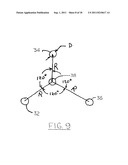 POWER TRANSMISSION ACROSS A SUBSTANTIALLY PLANAR INTERFACE BY MAGNETIC     INDUCTION AND GEOMETRICALLY-COMPLIMENTARY MAGNETIC FIELD STRUCTURES diagram and image