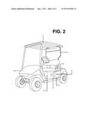 METHOD FOR POWERING A GOLF CART WITH SOLAR ENERGY diagram and image