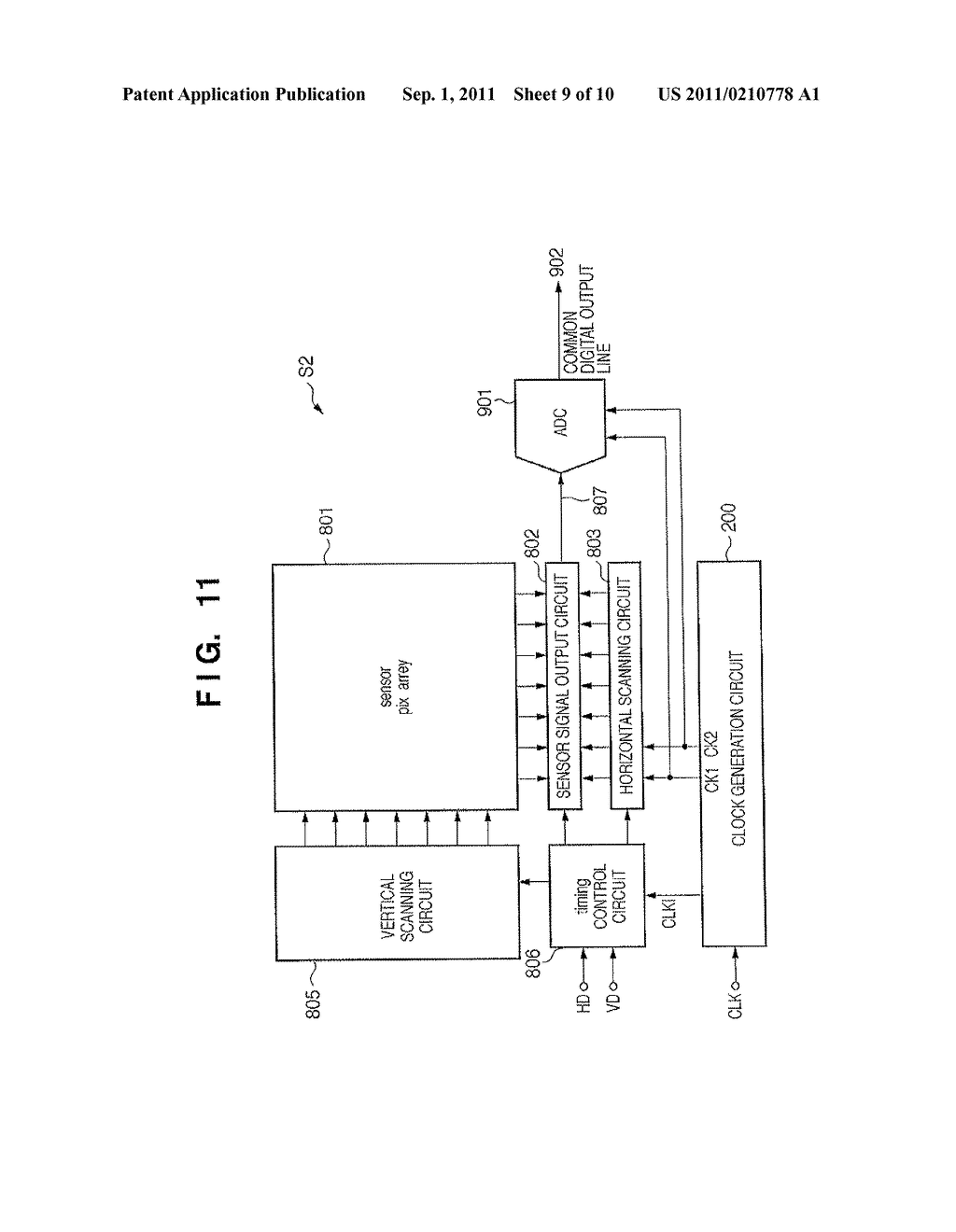 CLOCK GENERATION CIRCUIT AND INTEGRATED CIRCUIT - diagram, schematic, and image 10