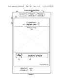 Web-Clip Widgets on a Portable Multifunction Device diagram and image