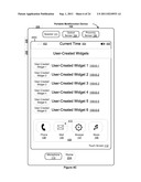 Web-Clip Widgets on a Portable Multifunction Device diagram and image