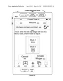 Web-Clip Widgets on a Portable Multifunction Device diagram and image