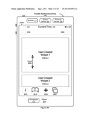 Web-Clip Widgets on a Portable Multifunction Device diagram and image