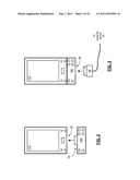 ADJUNCT DEVICE FOR USE WITH A HANDHELD WIRELESS COMMUNICATION DEVICE AS A     SCREEN POINTER diagram and image