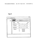 Projector, projection display system, and corresponding method and     recording medium diagram and image