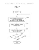 PRINTING APPARATUS AND JAM RESTORATION METHOD IN PRINTING APPARATUS diagram and image