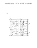 ACTIVE MATRIX SUBSTRATE, LIQUID CRYSTAL PANEL, LIQUID CRYSTAL DISPLAY     UNIT, LIQUID CRYSTAL DISPLAY DEVICE, AND TELEVISION RECEIVER diagram and image