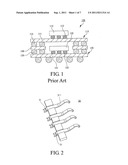 High-density integrated circuit module structure diagram and image