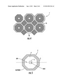 TAILORABLE FLEXIBLE SHEET OF MONOLITHICALLY FABRICATED ARRAY OF SEPARABLE     CELLS EACH COMPRISING A WHOLLY ORGANIC, INTEGRATED CIRCUIT ADAPTED TO     PERFORM A SPECIFIC FUNCTION diagram and image