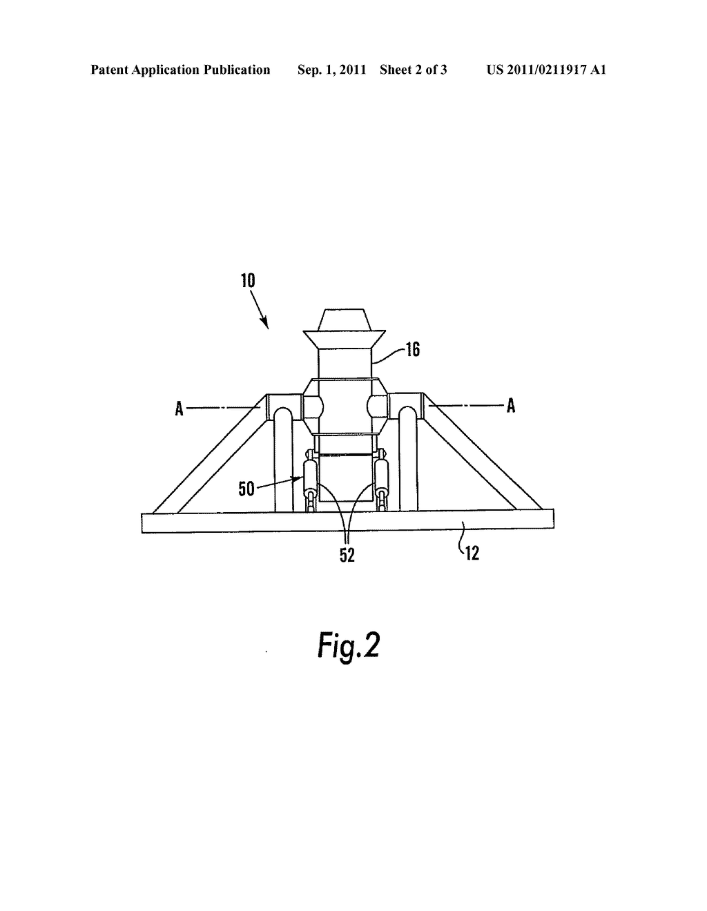 Method and Apparatus for Driving a Pile into a Substrate - diagram, schematic, and image 03