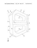 LANDSCAPING WALL AND MOUNTING SYSTEM AND METHODS diagram and image