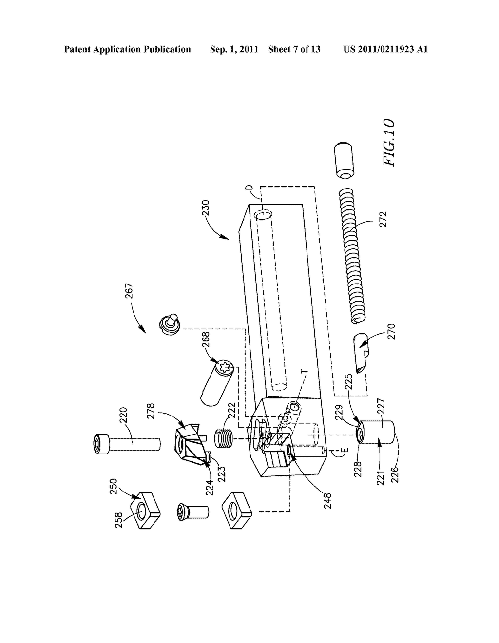 Cutting Tool Assembly Having a Clamping Mechanism - diagram, schematic, and image 08