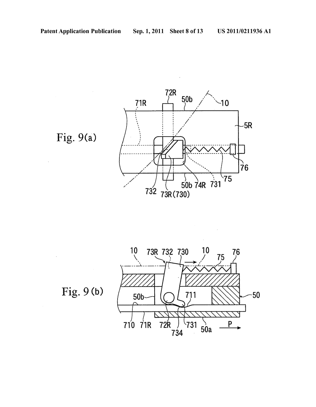 CONVEYING DEVICE AND VACUUM APPARATUS - diagram, schematic, and image 09