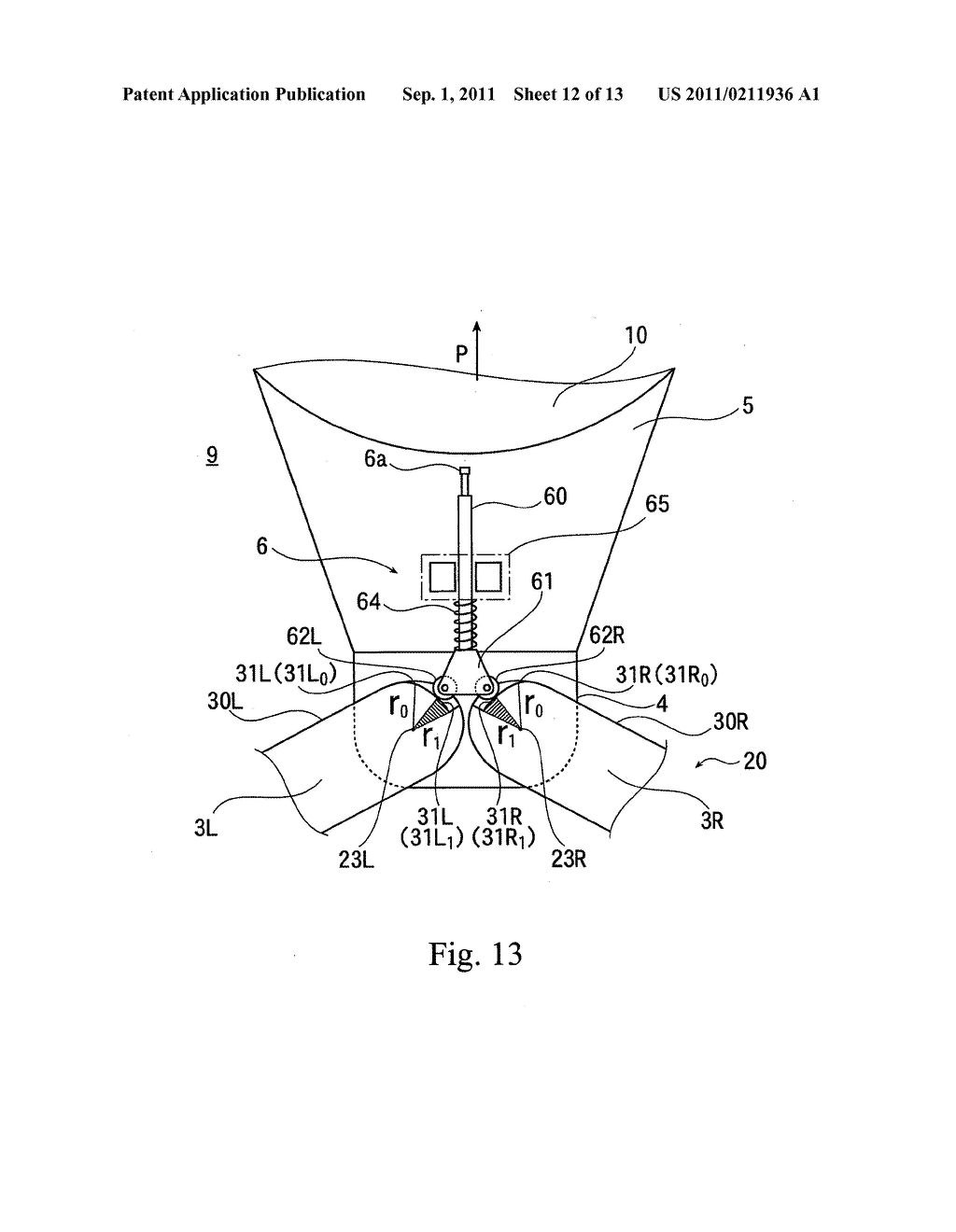 CONVEYING DEVICE AND VACUUM APPARATUS - diagram, schematic, and image 13