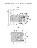 STRUCTURE FOR MOUNTING BETWEEN ROTATION SHAFT AND LEVER, METHOD FOR     MOUNTING BETWEEN ROTATION SHAFT AND LEVER, AND FLUID MACHINE diagram and image