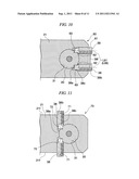 STRUCTURE FOR MOUNTING BETWEEN ROTATION SHAFT AND LEVER, METHOD FOR     MOUNTING BETWEEN ROTATION SHAFT AND LEVER, AND FLUID MACHINE diagram and image