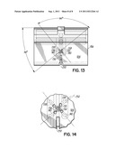 MODULE, NOZZLE AND METHOD FOR DISPENSING CONTROLLED PATTERNS OF LIQUID     MATERIAL diagram and image