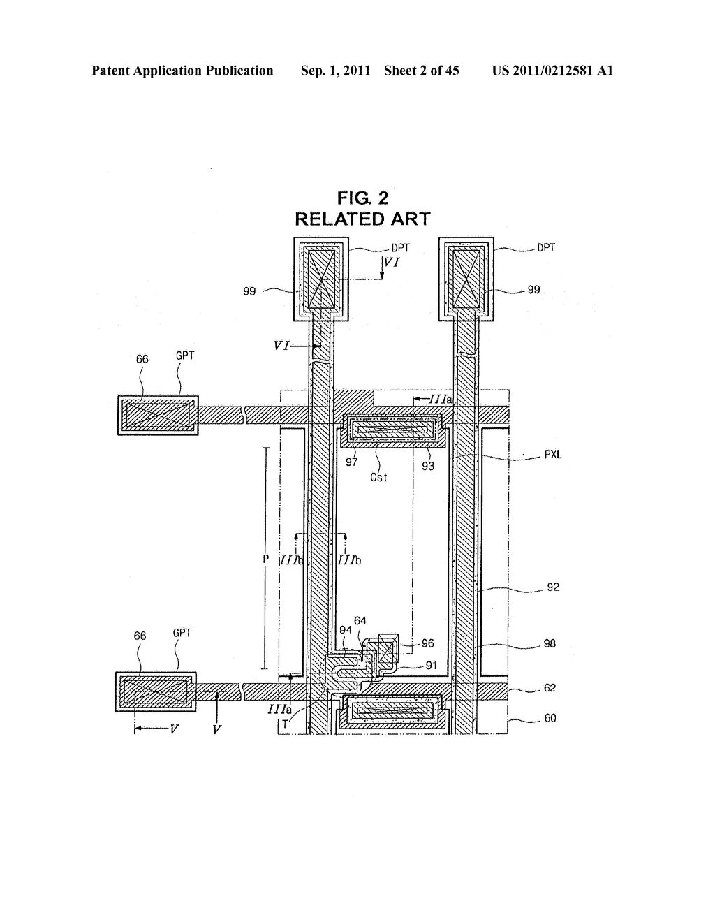 ARRAY SUBSTRATE FOR LIQUID CRYSTAL DISPLAY DEVICE AND METHOD OF     FABRICATING THE SAME - diagram, schematic, and image 03