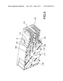 CONNECTOR WITH IMPEDANCE TUNED TERMINAL ARRANGEMENT diagram and image