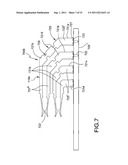 CONNECTOR WITH IMPEDANCE TUNED TERMINAL ARRANGEMENT diagram and image