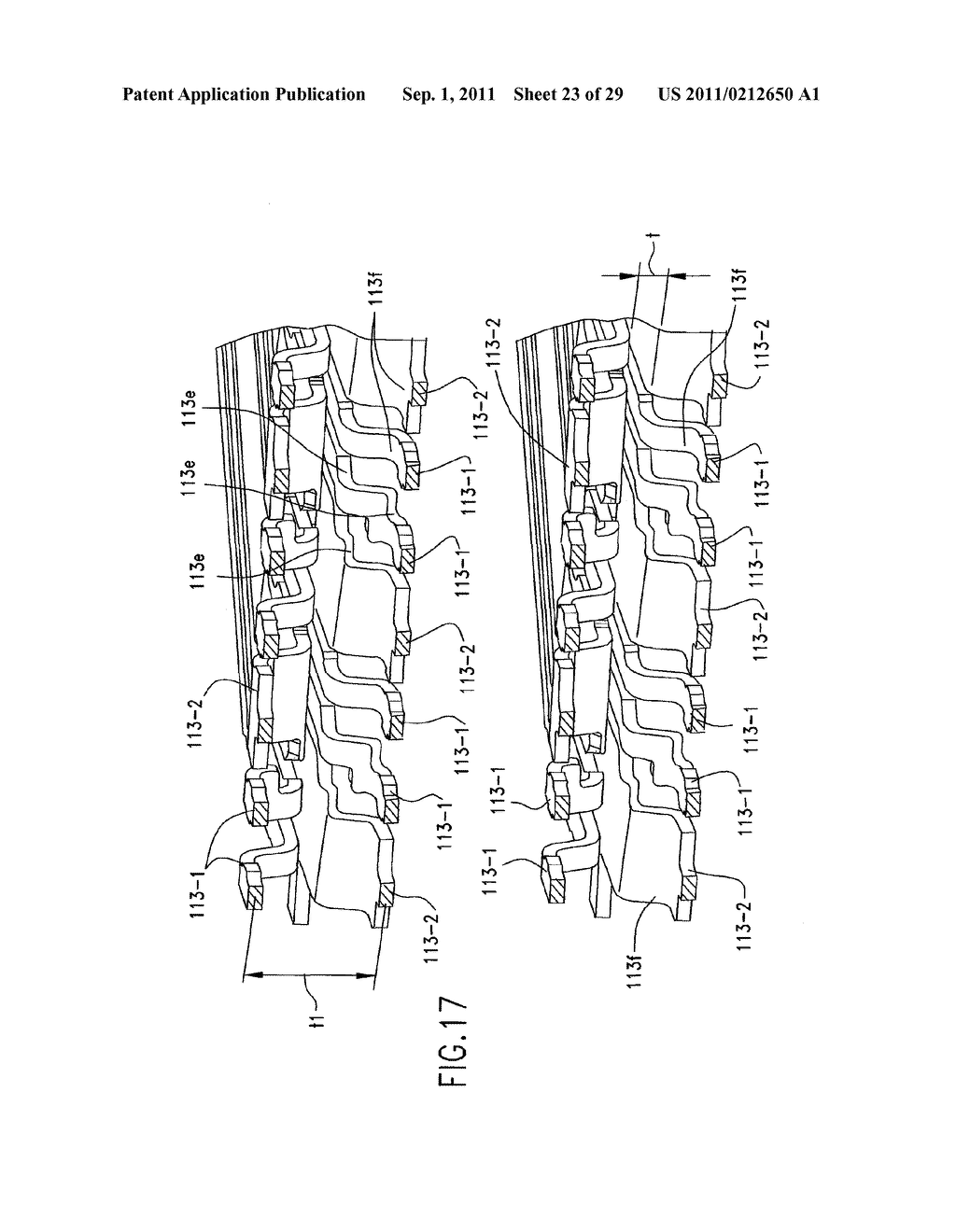 CONNECTOR WITH OVERLAPPING GROUND CONFIGURATION - diagram, schematic, and image 24