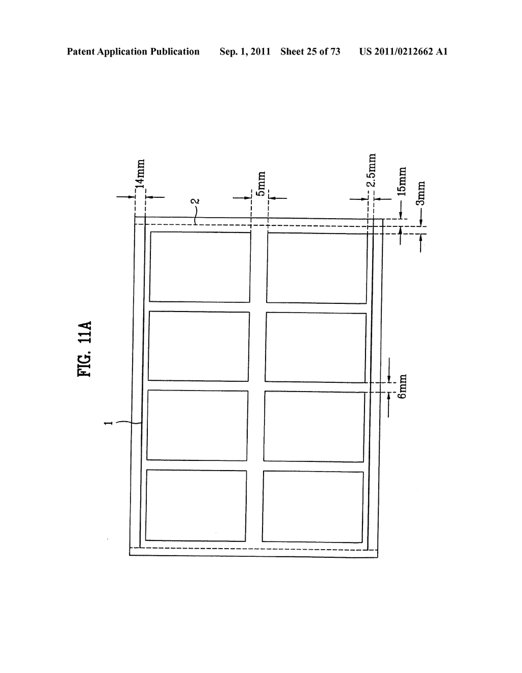 LAYOUT OF LIQUID CRYSTAL DISPLAY PANELS AND SIZE OF MOTHER SUBSTRATE - diagram, schematic, and image 26