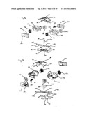 TRANSFORMING AND SPINNING TOY VEHICLE AND GAME diagram and image