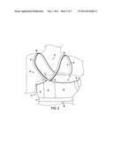 TUBULAR SEAMLESS KNITTED BRASSIERE AND METHOD OF MAKING SAME diagram and image