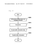 SYSTEM, METHOD, SERVICE SERVER, TRAFFIC INFORMATION RELAY METHOD,     APPLICATION SERVER, MOBILE COMMUNICATION TERMINAL, NAVIGATION TERMINAL,     EXECUTION METHOD, AND STORAGE MEDIUM FOR PROVIDING TRAFFIC INFORMATION     USING SHORT-RANGE COMMUNICATION NETWORK diagram and image