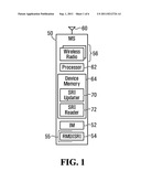 STORAGE OF RADIO INFORMATION ON A REMOVABLE MEMORY diagram and image
