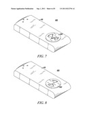 Flip-Type Communication Device with a Single Output Audio Transducer diagram and image