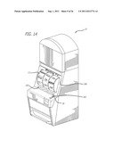 TERMINAL INCLUDING A BUTTON AND BUTTON HAVING PROJECTED IMAGES AND METHOD diagram and image