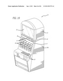 TERMINAL INCLUDING A BUTTON AND BUTTON HAVING PROJECTED IMAGES AND METHOD diagram and image