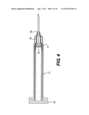 RETRACTABLE NEEDLE ASSEMBLY UTILIZING A STANDARD INTERFACE AND SYRINGE     UTILIZING THE SAME diagram and image